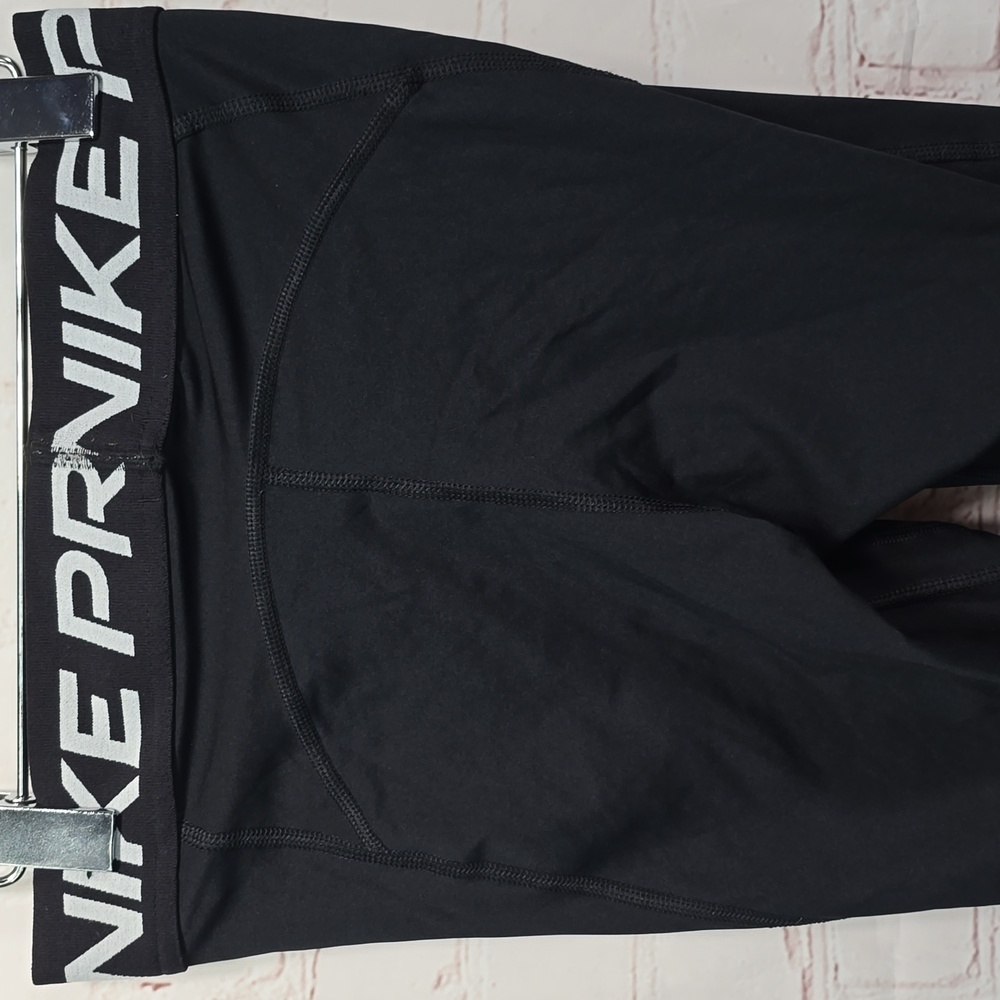 Nike Pro Dri Fit Black Leggings Mesh Back Legs Women's Small - Picture 6 of 12